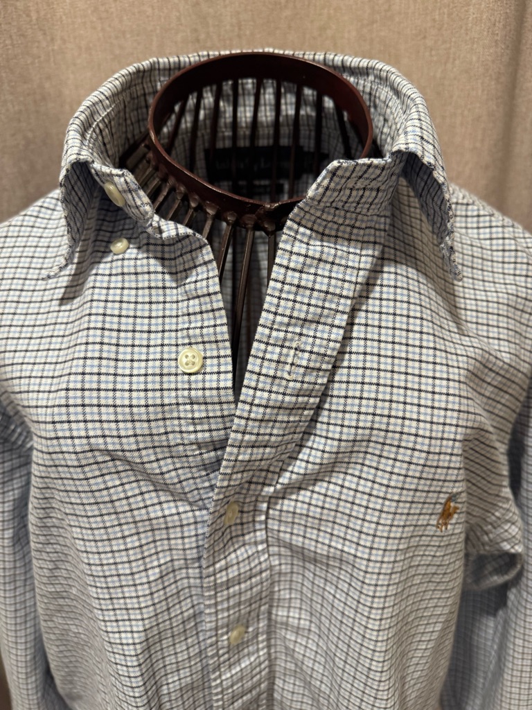 Ralph Lauren - Men’s - Classic Fit Button Down Shirt - Black & Blue Check - M